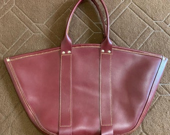 Handmade Full-Grain Leather Farrier Bag: Heavy Duty Tote