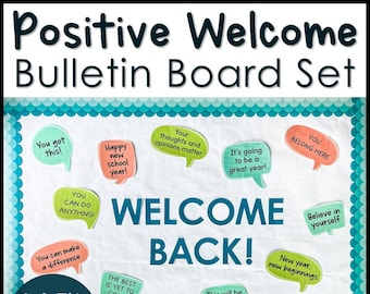 Welcome Back Bulletin Board or Counseling Bulletin Board for Back to School