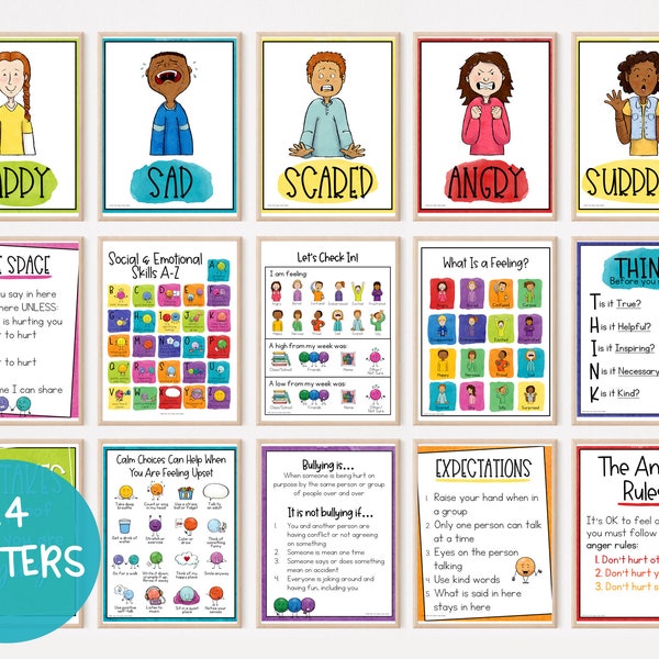 School Social Work Office Decor or School Counseling Office Decor Posters & Tools