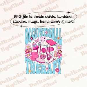 Occupational Therapy Png, Retro Occupational Therapist Png, Ot Assistant Png, Pediatric Ot, OT COTA Png, Fine Motor Png, New OT Png Digital