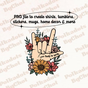 Sign Language Png, ASL Png, Love Needs No Words Png, Special Education, Speech Therapy Png, SLP Png Digital Download