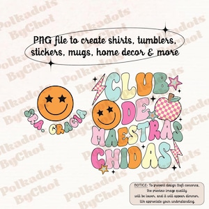 Maestra Png, Personalized Maestra, Spanish Teacher Png, Bilingual Teacher, Maestra Bilingue, Dual Language, Maestra Appreciation