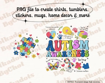Autism Awareness Png, Neurodiversity Png, Special Education Png, SPED Teacher Png, Autism Teacher Png, Autism Month Png Digital Download