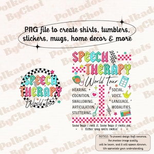 Speech Therapy Tour , Speech Therapist, AAC SLPA PNG, Pathology, Teacher, Ccc Slp Graduation Gift