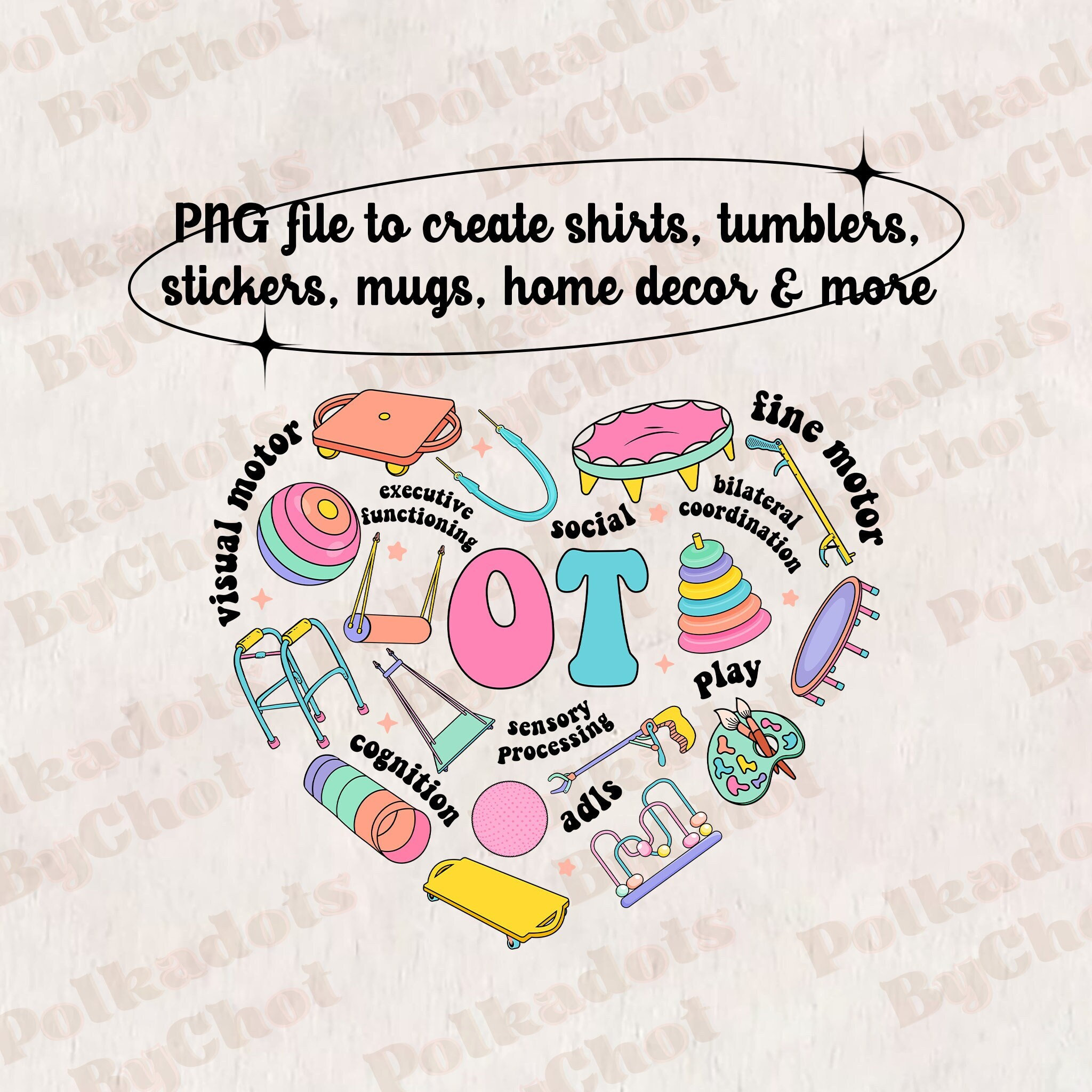 Occupational Therapy PNG, OT Cota, Occupational Therapist Heart Png, OT ...
