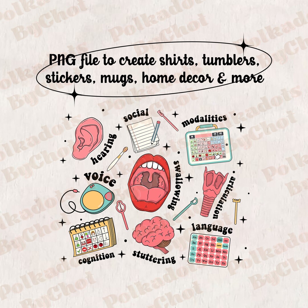 Speech Therapy PNG, SLP Png, AAC Speech Language Pathologist Png ...