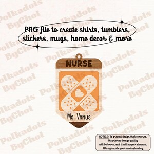 Custom Teacher Png, Class Room Pnges, Bathroom Pass, Nurse Pass, Back To School Gift, Teacher Appreciation Gift