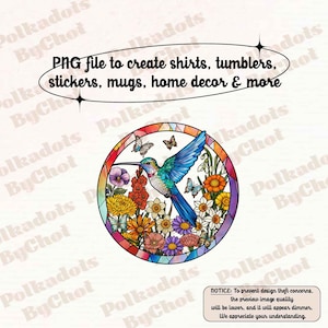 Aangepaste oma's tuin png, kolibrie wilde bloemen png venster hangend, cadeaus voor moeder oma, familie geboorte bloemen cadeau