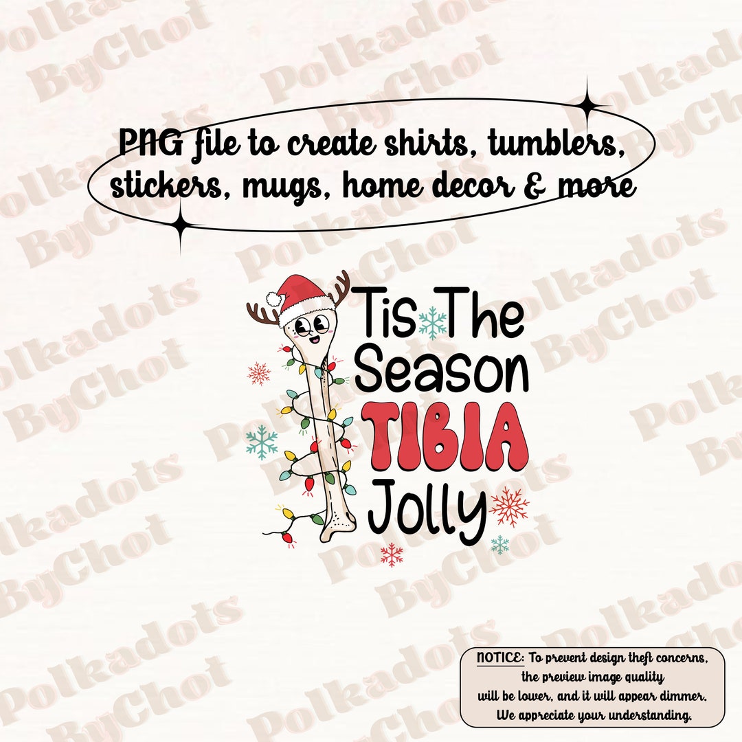 Christmas Nurse Digitals, Tis the Season Tibia Jolly, Doctor ...