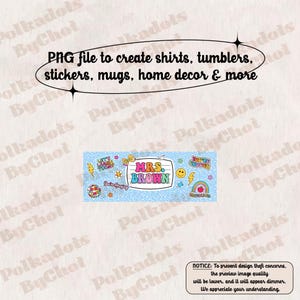 Personalized Teacher Name Png, Teacher Appreciation Gifts, Custom Teacher Name Gift, Custom Teacher Png Name Png, Back To School Gift