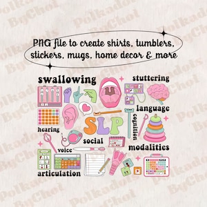Speech Language Pathologist PNG, Speech Therapy png, Speech Pathology png, Inspirational png, Appreciation png, AAC Png Digital Download