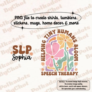 Slp Png, Speech Therapy Png, Help Tiny Human Bloom, Speech Therapist, Speech Language Pathologist Gift, Speech And Hearing Month Ccc Slp