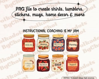 Instructional Coach Png, Instructional Coach Gift, Instructional Specialist Png, Teacher Shirt, Instructional Coaching Is My Jam Png