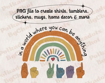 Be Kind Sign Language PNG, ASL Hand png, Sourd png, Asl png, SLP png, Orthophoniste, Orthophoniste Cadeau Png Téléchargement numérique