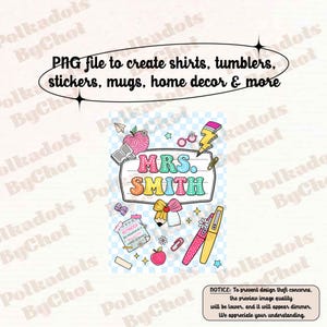 Custom Teacher Png Composition Book With Name, Personalized Teacher Gift, Back To School, Teacher Gift, Teacher Appreciation Gifts