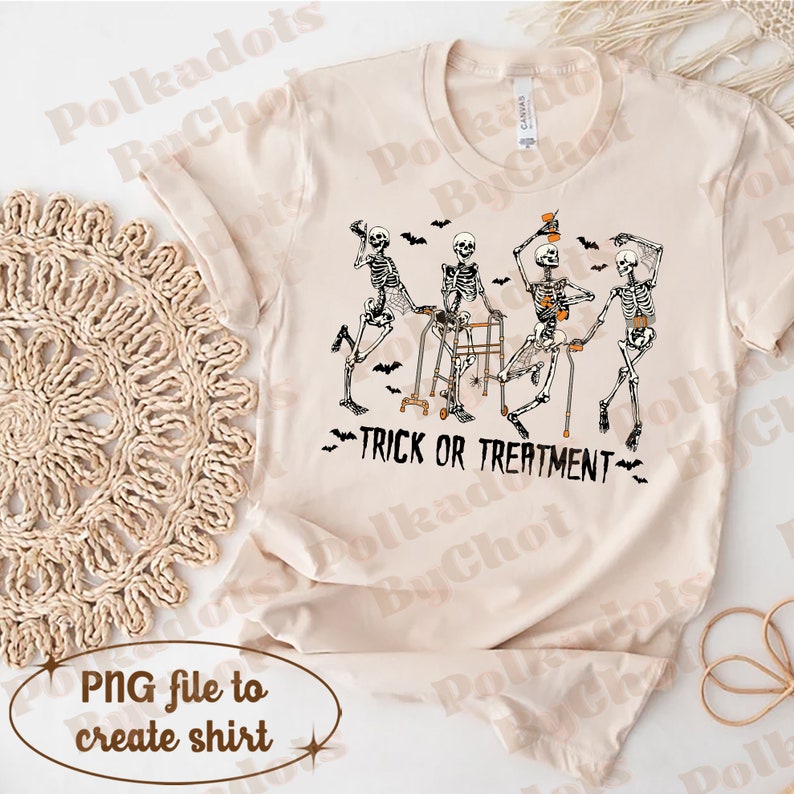 Physical Therapy PNG, Trick or Treatment PNG, Halloween Physical