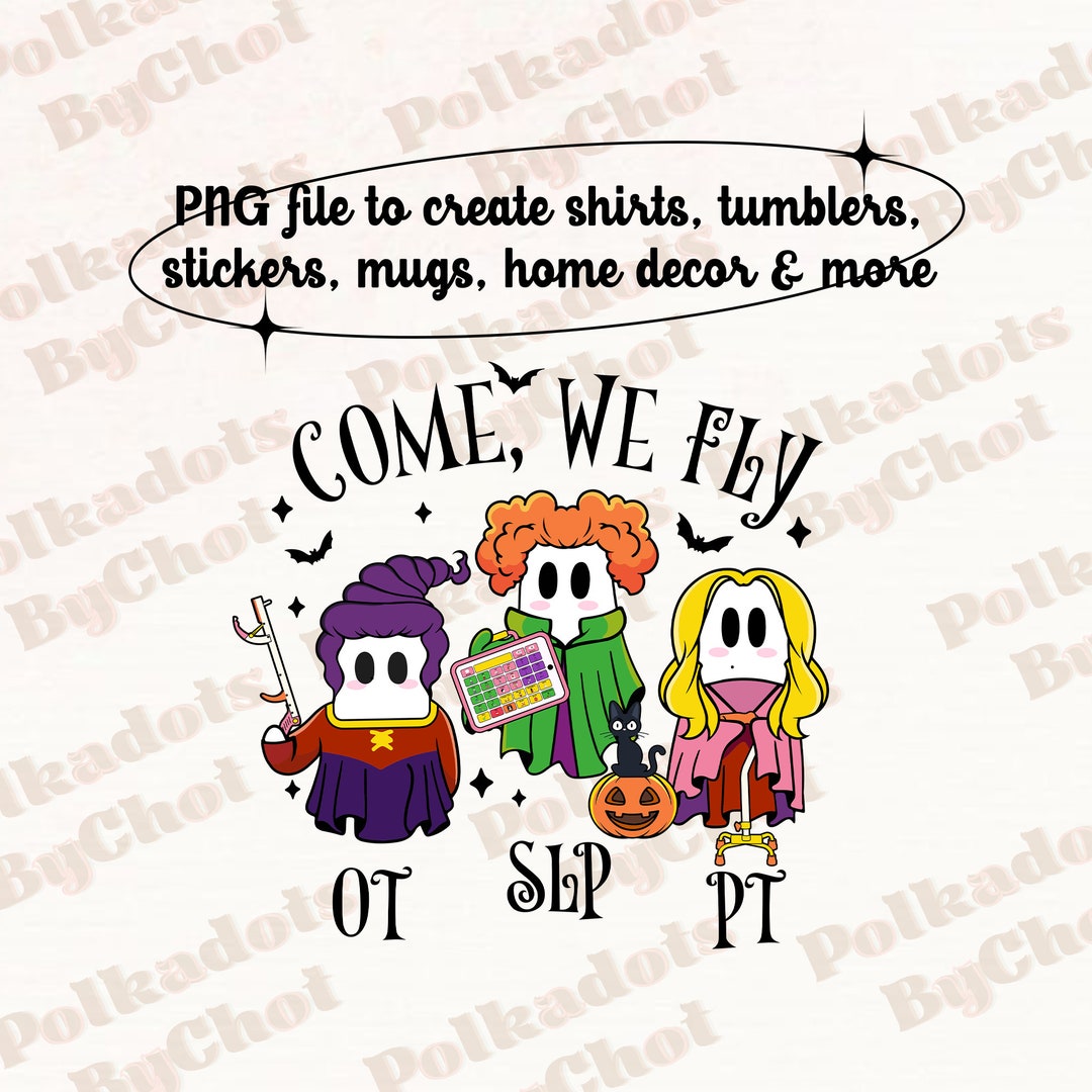 SLP OT PT Halloween Png, Slp Ot Pt Png, Occupational Therapy, Speech ...
