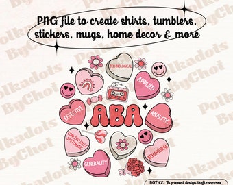 Applied Behavior Analysis Png, Valentine Behavior Analyst Png, ABA Valentine, ABA Therapist, Behavior Technician, ABA Png Digital Download