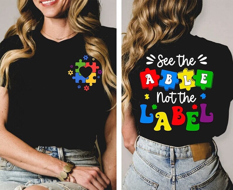 Autism Awareness Png, See the Able Not the Label Png, Autism Png ...