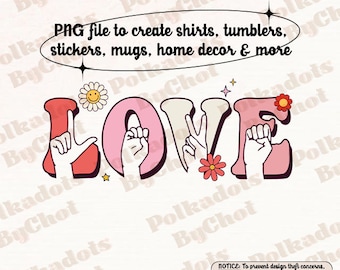 ASL Valentines Day Png, Love Sign Language Png, American Sign Language Png, Deaf Community, ASL Png, Valentines Day Gift Digital Download