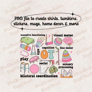 Occupational Therapy PNG, OT Cota png, Occupational Therapist png, OT Team png, Ot Assistant png, Healthcare Png Digital Download