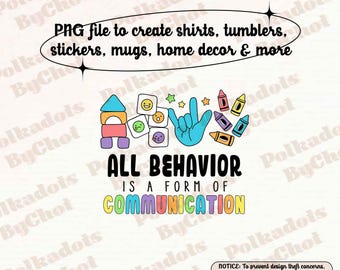 Teacher Png, Special Education Teacher Png, All Behavior Is A Form Of Communication, Neurodiversity, Sped Teacher, Inclusion Matters