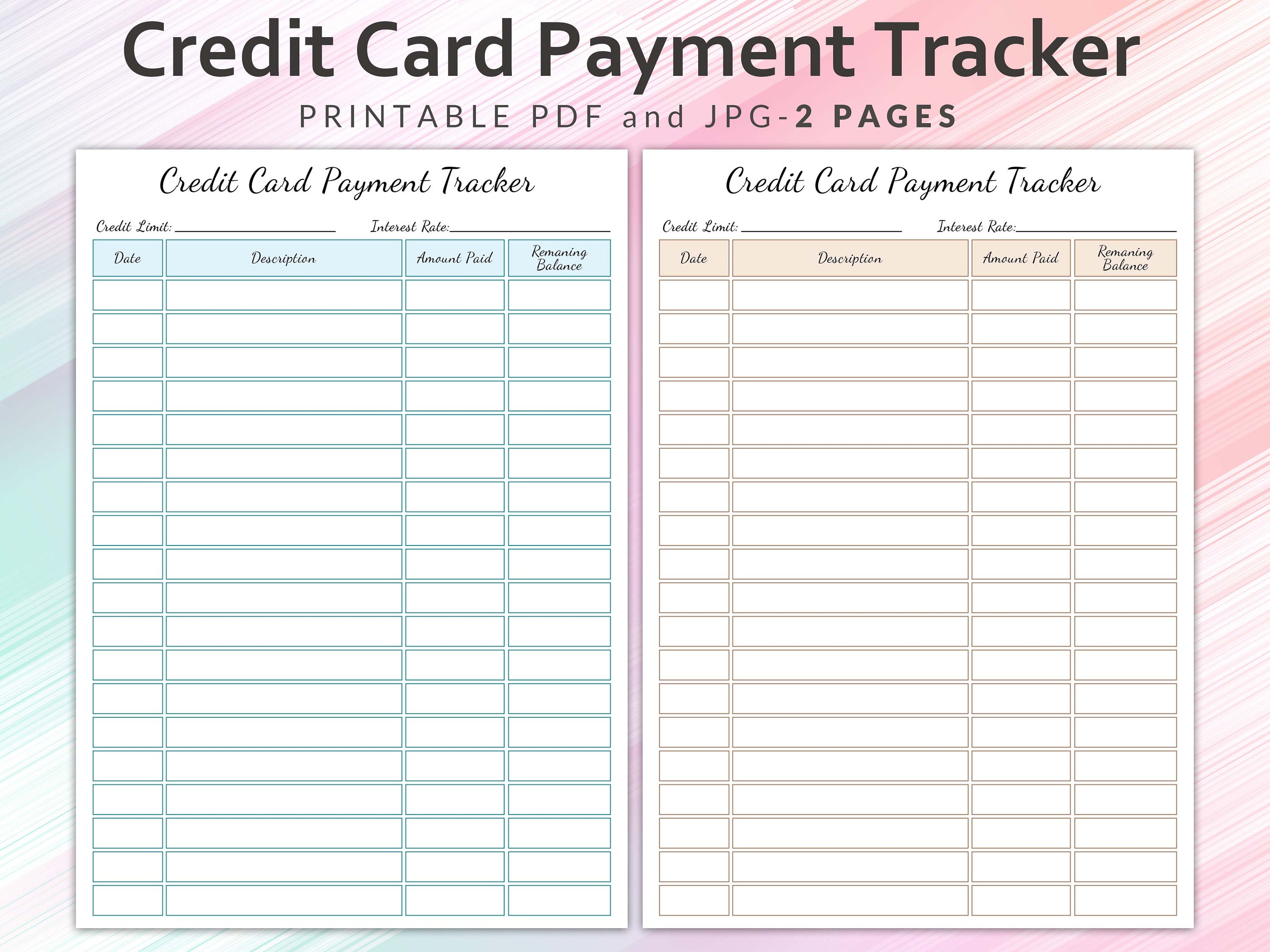 Printable Credit Card Payment Tracker Credit Card Payment Plan Etsy printable-credit-card-payment-tracker-credit-card-payment-plan-etsy