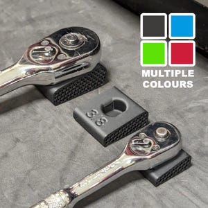 Magnetic Ratchet Holder - Socket Wrench - Mechanic Toolbox Drawer Organiser