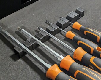Magnetic Screwdriver Holder - Mechanic Toolbox Drawer Organiser