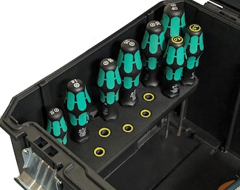 Screwdriver Holder for Dewalt Tstak & Stanley Fatmax Deep Tool Box DWST1-71195 DWST83343-1 DWST83346-1 FMST1-71971 FMST1-75796