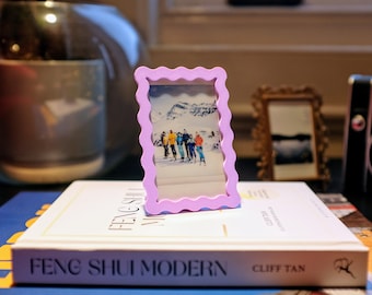 Wavy Frame for Instax Mini Polaroid - Photo Picture Holder - Eco Plant Based Bioplastic