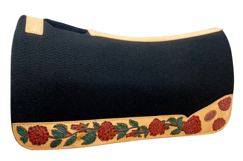 100 Leather Saddle Pad Western Saddle Pad for Western Show Etsy
