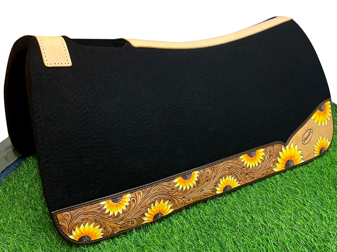Leather Saddle Pad Western Saddle Pad for Horse horse Tack Horse Riding