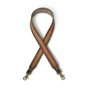 Adjustable Leather Crossbody Bag Strap: Detachable Replacement Strap