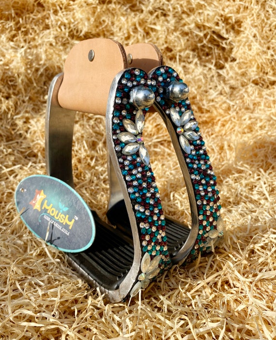 étriers Western Rembourrés Étriers D'équitation Western Antidérapants - Aluminium Avec Rembourrage Confort étriers Aluminium Antidérapants
