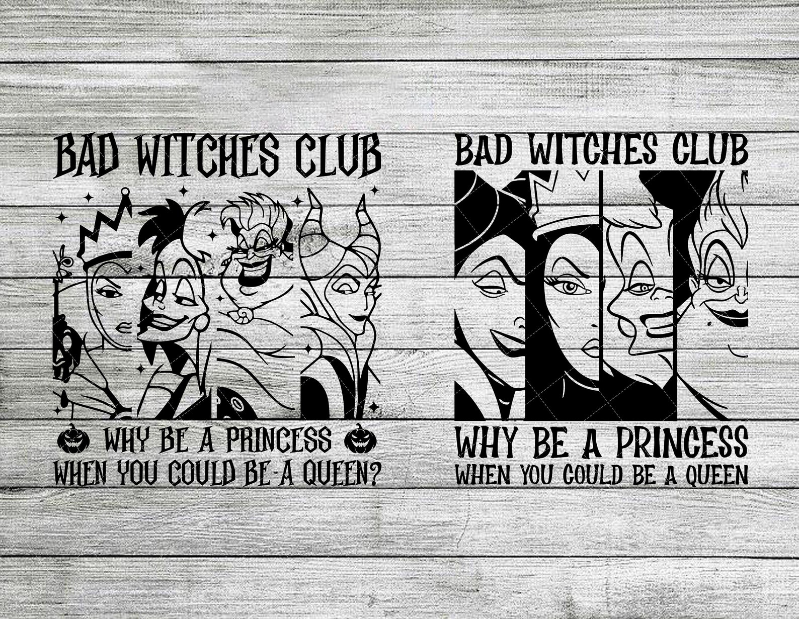 Bundle Bad Witches Club SVG Villains Wicked Svg Villain - Etsy