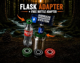 A Sawyer Squeeze / Micro Squeeze Water Filter to Flask / Bottle Converter