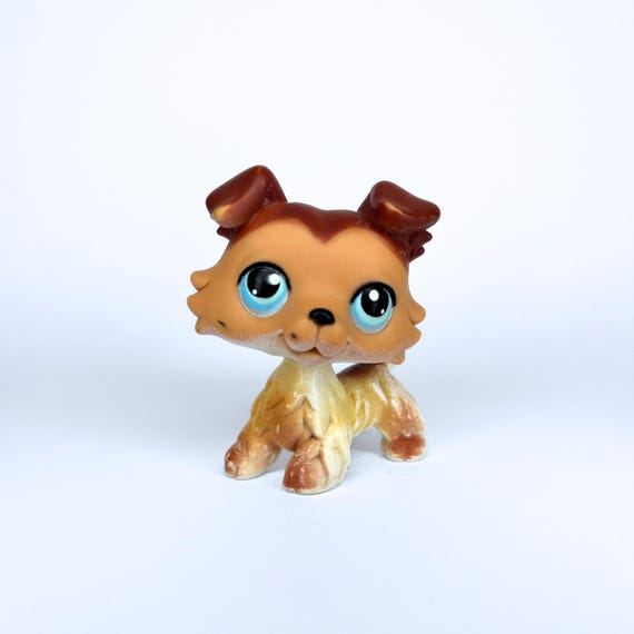 AUTHENTIC LPS LITTLEST PETSHOP colley collie 67 chien dog pet shop