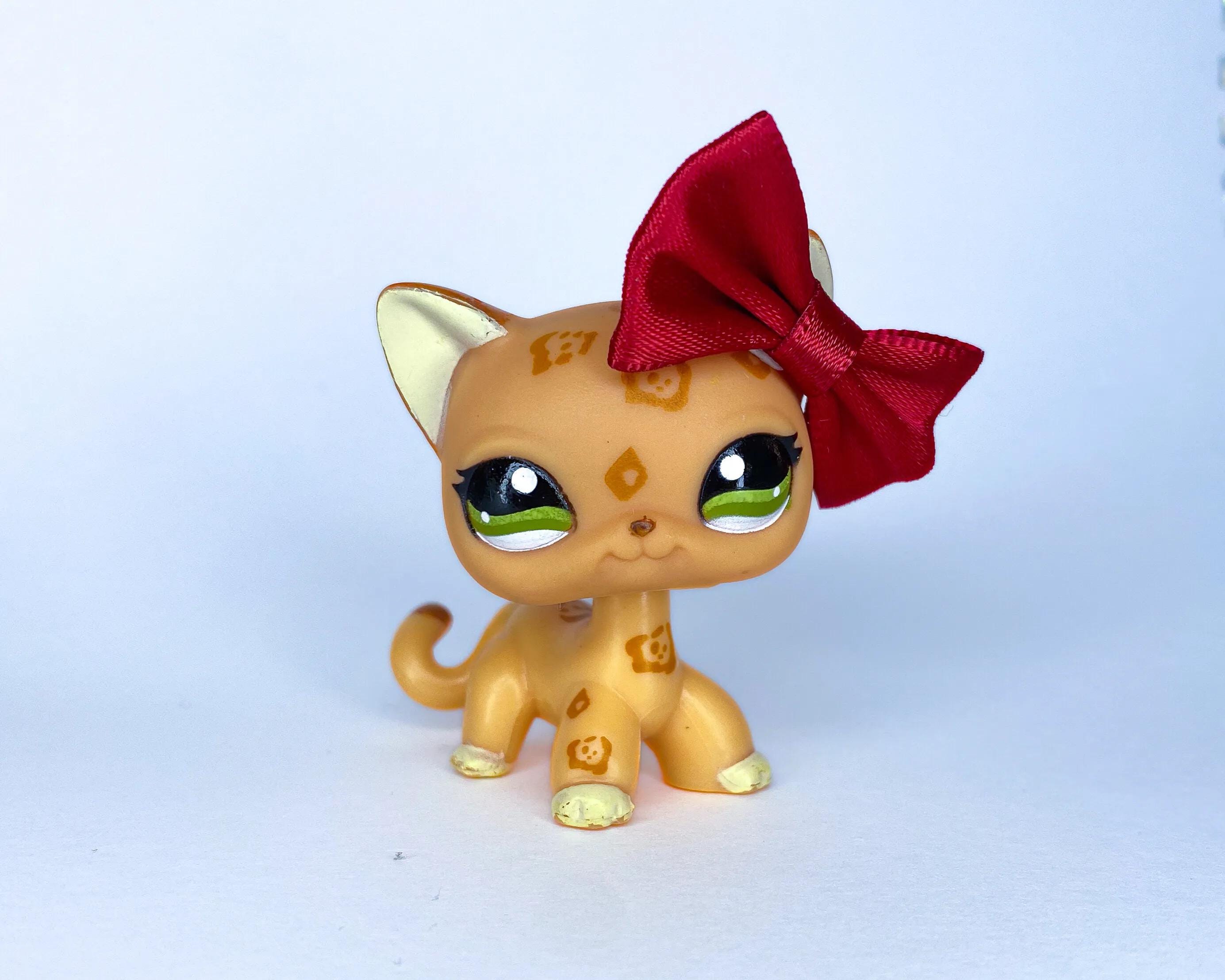 Cat Leopard Lps Shorthair Cat 1120 ?Littlest Pet Shop Authentic