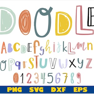Fuente Doodle Png, Fuente Doodle Svg, Letras Doodle Png, Letras Doodle Svg, Alfabeto Doodle Svg, Alfabeto Doodle Png, Fuente Manuscrita Png