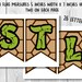 Birthday Banner Printable, Printable PDF Banner, Printable Alphabet ...