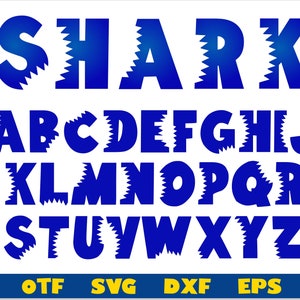 Shark Bite Font, Shark Font Otf, Shark Font Svg, Shark Bite Font Svg ...