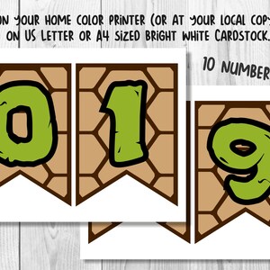 Birthday Banner Printable, Printable PDF Banner, Printable Alphabet ...