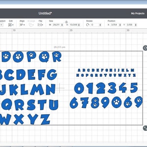 Paw Font OTF, Paw Font Svg, Dog Font Svg, Dog Letters Svg Cricut, Paw ...