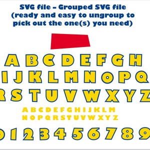 Toy Story Font SVG Cricut, Toy Story Font png, Toy Story Font otf, Toy Story Banner, Toy Story shirt, Toy Story Birthday svg, Toy Story svg image 2