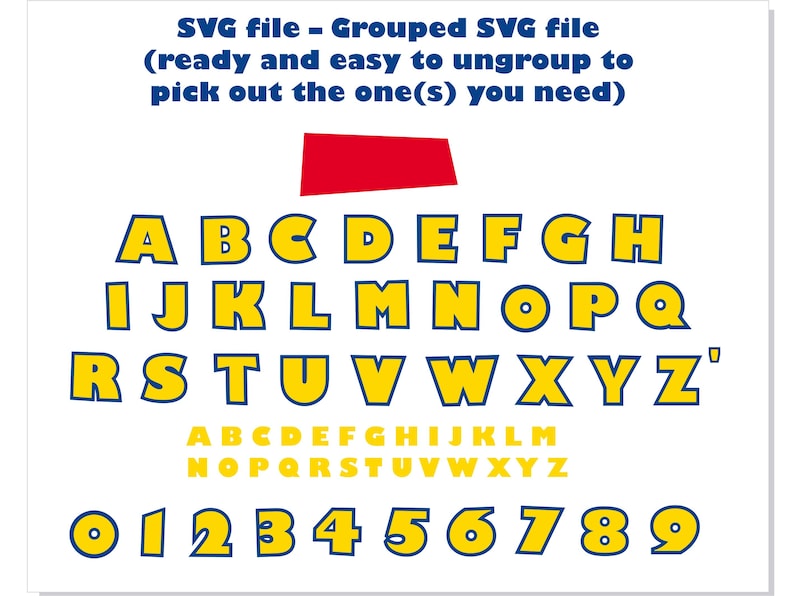 Toy Story Font SVG Cricut, Toy Story Font png, Toy Story Font otf, Toy Story Banner, Toy Story shirt, Toy Story Birthday svg, Toy Story svg image 2