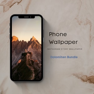 12 Mobile Phone Wallpaper Android iPhone Backgrounds Instagram Backgrounds South Tyrol Dolomites Mountain Motifs Landscape