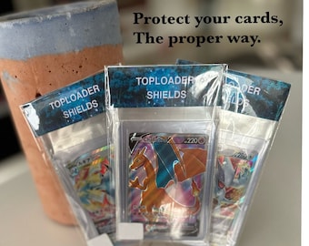 SELO HERMÉTICO TOPLOADER para cartões e fotos Com cartão misterioso dentro! pacote de 25