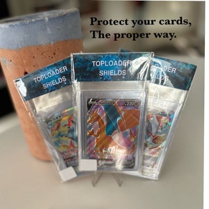 SELLO HERMÉTICO TOPLOADER para tarjetas y fotos ¡Con tarjeta misteriosa en el interior! paquete de 25