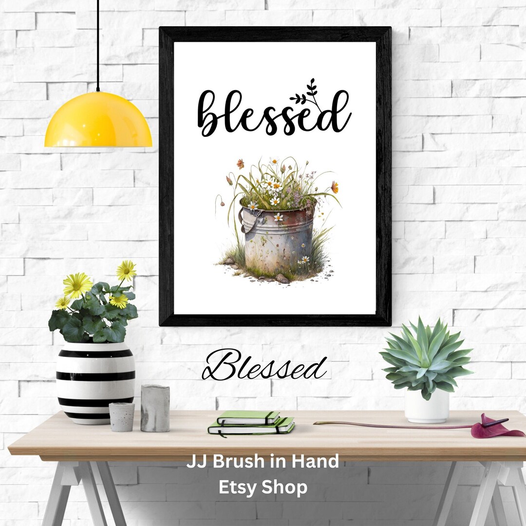 Christian Digital Wall Art Print, Faith Based, Downloadable, Printable